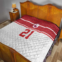 Queensland Tonga Custom Quilt QLD with Tongan Ngatu Pattern