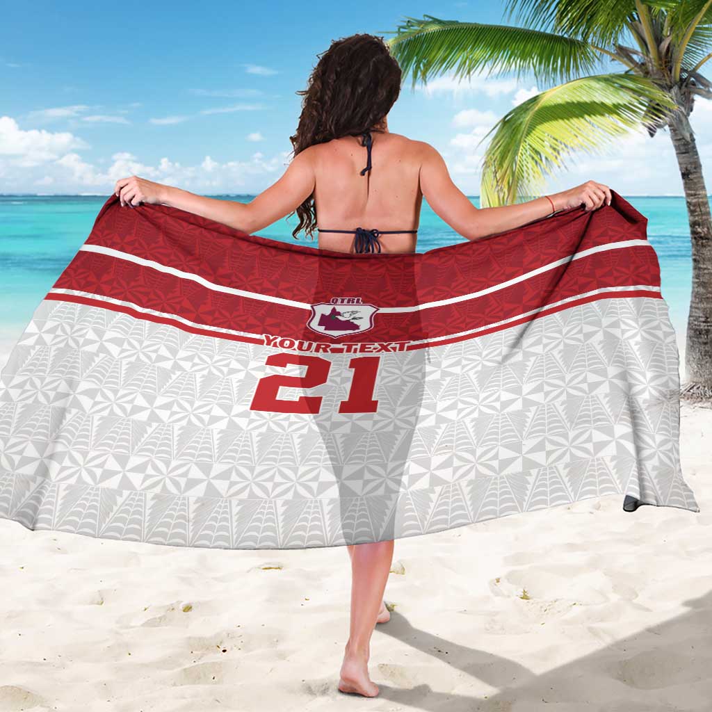 Queensland Tonga Custom Sarong QLD with Tongan Ngatu Pattern