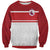 Queensland Tonga Custom Sweatshirt QLD with Tongan Ngatu Pattern