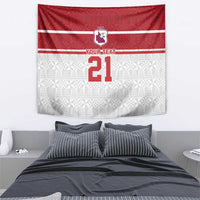 Queensland Tonga Custom Tapestry QLD with Tongan Ngatu Pattern