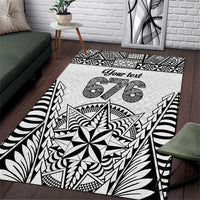 Personalised Tonga 676 Area Rug Tribal Kupesi Ngatu Unique