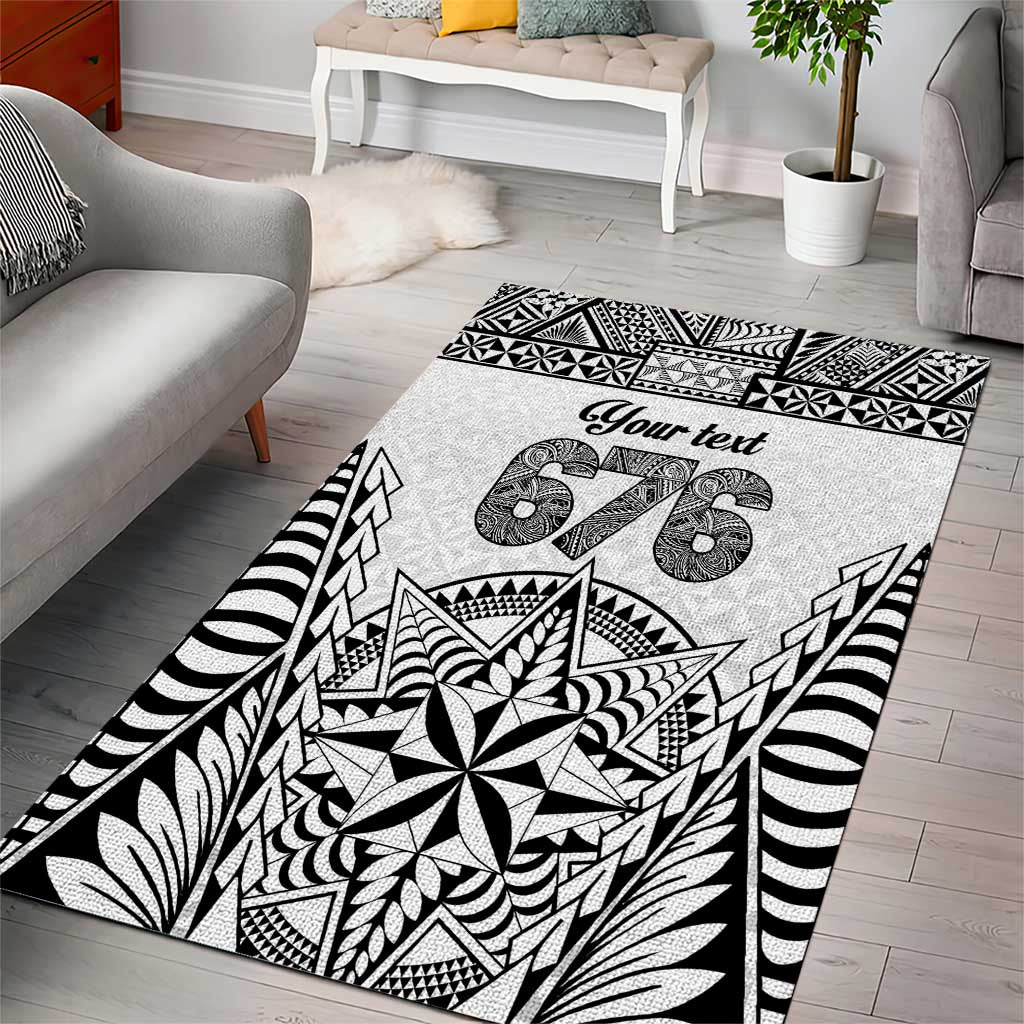 Personalised Tonga 676 Area Rug Tribal Kupesi Ngatu Unique