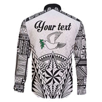 Personalised Tonga 676 Family Matching Long Sleeve Bodycon Dress and Hawaiian Shirt Tribal Kupesi Ngatu Unique