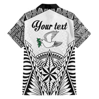 Personalised Tonga 676 Family Matching Off The Shoulder Long Sleeve Dress and Hawaiian Shirt Tribal Kupesi Ngatu Unique