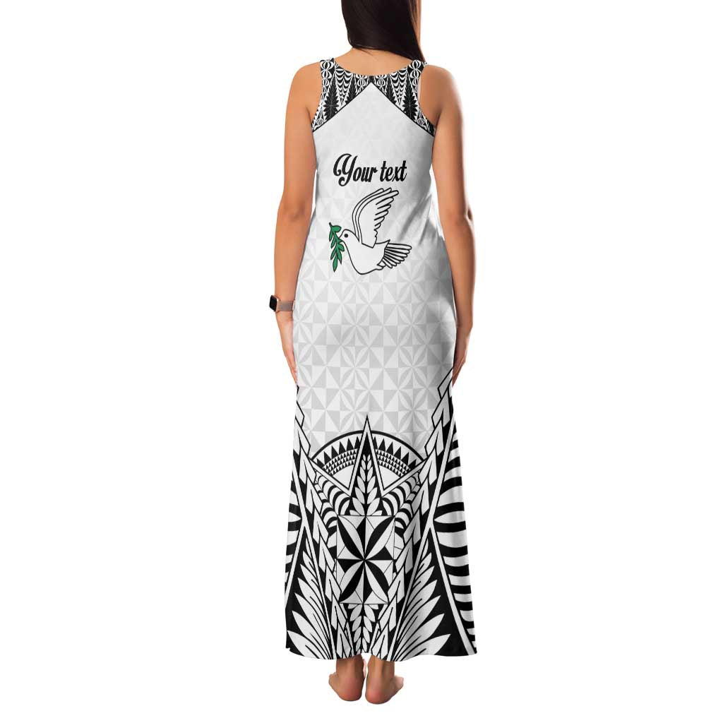 Personalised Tonga 676 Family Matching Tank Maxi Dress and Hawaiian Shirt Tribal Kupesi Ngatu Unique