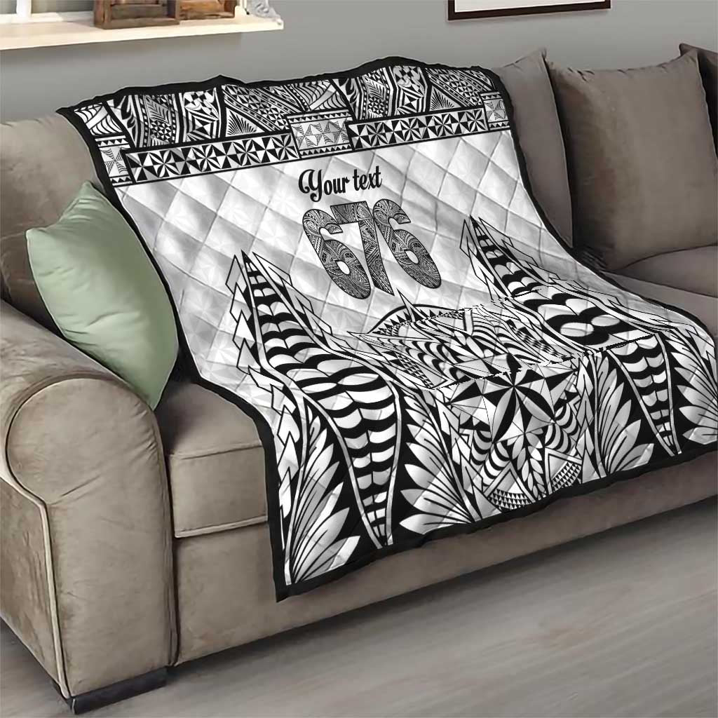 Personalised Tonga 676 Quilt Tribal Kupesi Ngatu Unique