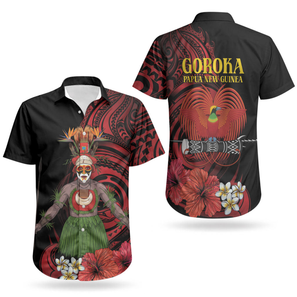 Huli Wigmen Tribe Hela Province Couples Matching Puletasi and Hawaiian Shirt Papua New Guinea Indigenous Pattern LT9 - Polynesian Pride
