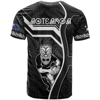 New Zealand Aotearoa Rugby T Shirt Black Fern Maori Tribal Sporty Style LT9 - Polynesian Pride