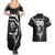 Custom New Zealand Aotearoa Rugby Couples Matching Summer Maxi Dress and Hawaiian Shirt Black Fern Maori Tribal Sporty Style LT9 - Polynesian Pride
