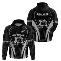New Zealand Aotearoa Rugby Hoodie Haka Dance Mixed Silver Fern Sporty Style LT9 - Polynesian Pride