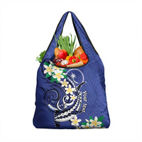 FSM Chuuk State Polynesian Shark Tattoo Personalised Grocery Bag LT9 1-pack One Size Blue - Polynesian Pride