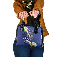 FSM Chuuk State Polynesian Shark Tattoo Personalised Shoulder Handbag LT9 One Size Blue - Polynesian Pride