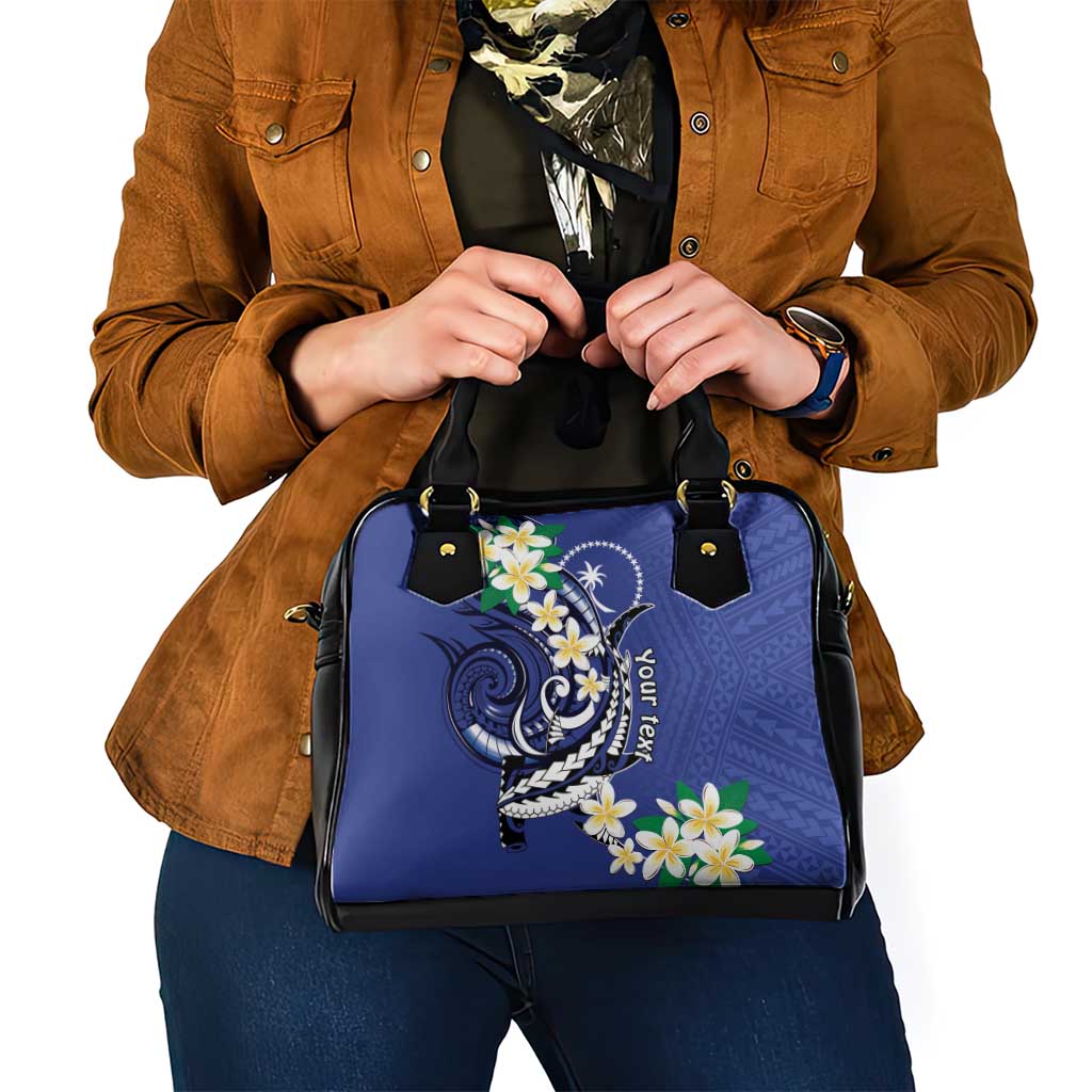 FSM Chuuk State Polynesian Shark Tattoo Personalised Shoulder Handbag LT9 - Polynesian Pride