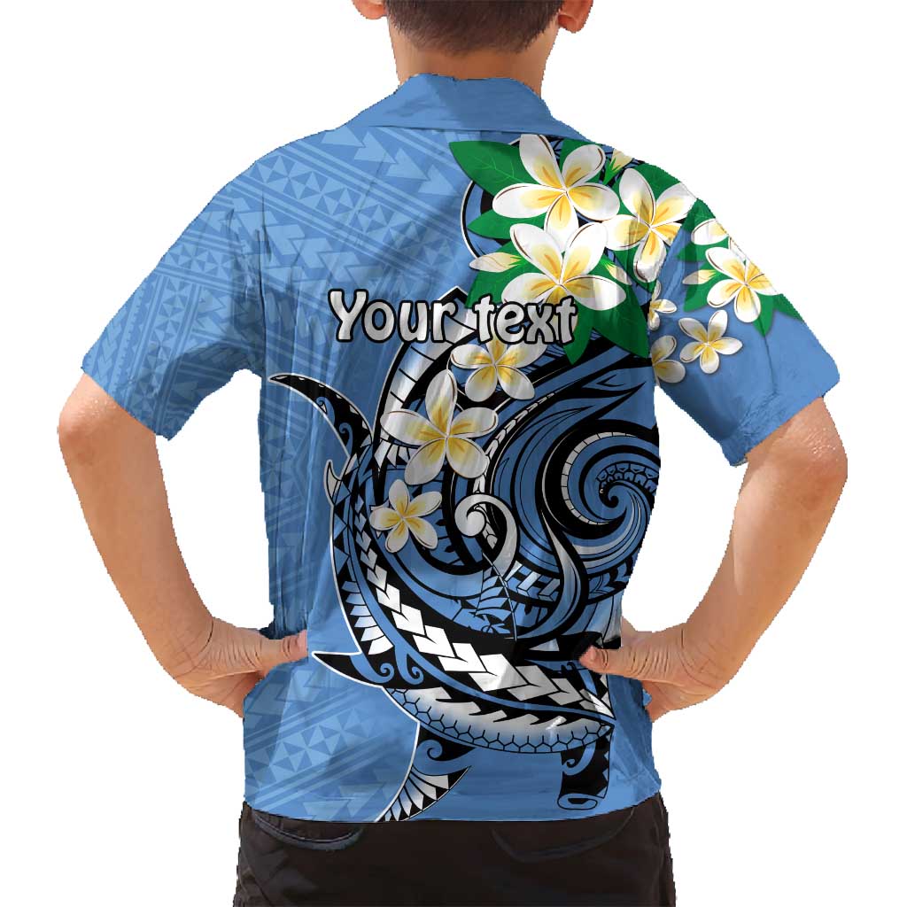 FSM Kosrae Polynesian Shark Tattoo Personalised Family Matching Tank Maxi Dress and Hawaiian Shirt