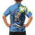 FSM Kosrae Polynesian Shark Tattoo Personalised Kid Hawaiian Shirt