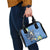 FSM Kosrae Polynesian Shark Tattoo Personalised Shoulder Handbag