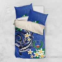 FSM Pohnpei Polynesian Shark Tattoo Personalised Bedding Set