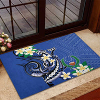 FSM Pohnpei Polynesian Shark Tattoo Personalised Rubber Doormat