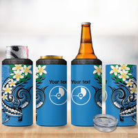 FSM Yap State Polynesian Shark Tattoo Personalised 4 in 1 Can Cooler Tumbler LT9 - Polynesian Pride