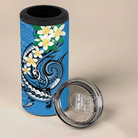 FSM Yap State Polynesian Shark Tattoo Personalised 4 in 1 Can Cooler Tumbler LT9 - Polynesian Pride
