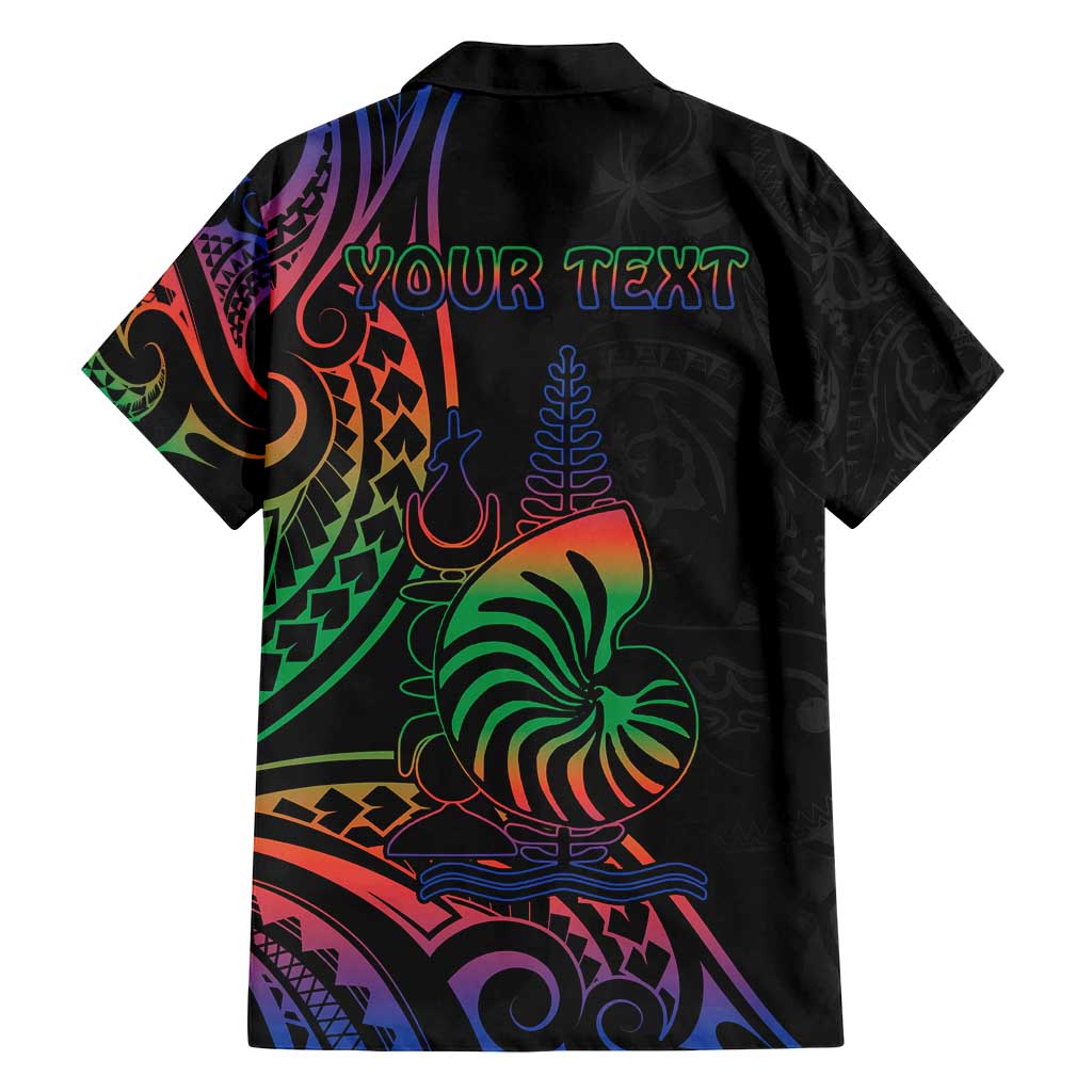 New Caledonia Polynesian Tatoo Personalised Family Matching Summer Maxi Dress and Hawaiian Shirt