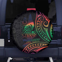 New Caledonia Polynesian Tatoo Personalised Spare Tire Cover LT9 - Polynesian Pride