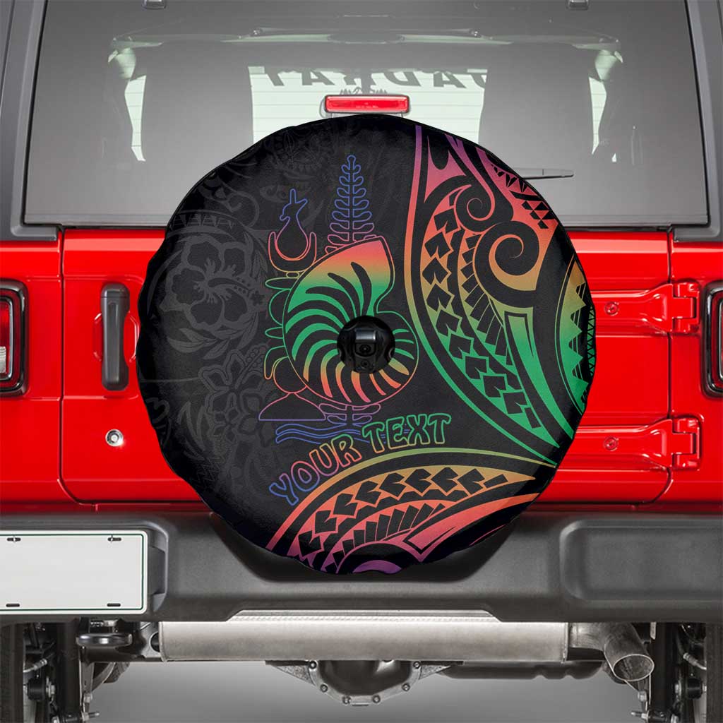 New Caledonia Polynesian Tatoo Personalised Spare Tire Cover LT9 - Polynesian Pride