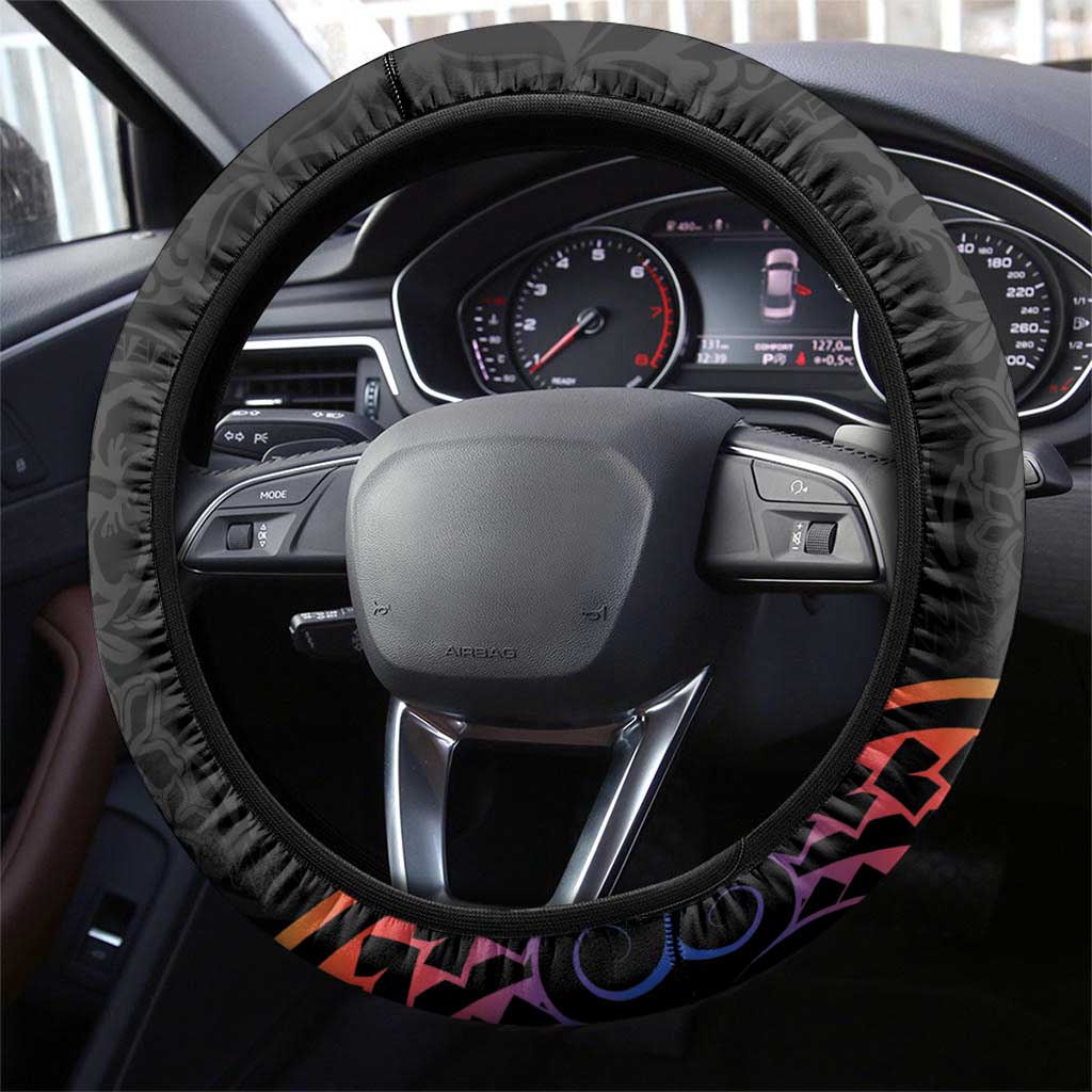 New Caledonia Polynesian Tatoo Steering Wheel Cover LT9 - Polynesian Pride