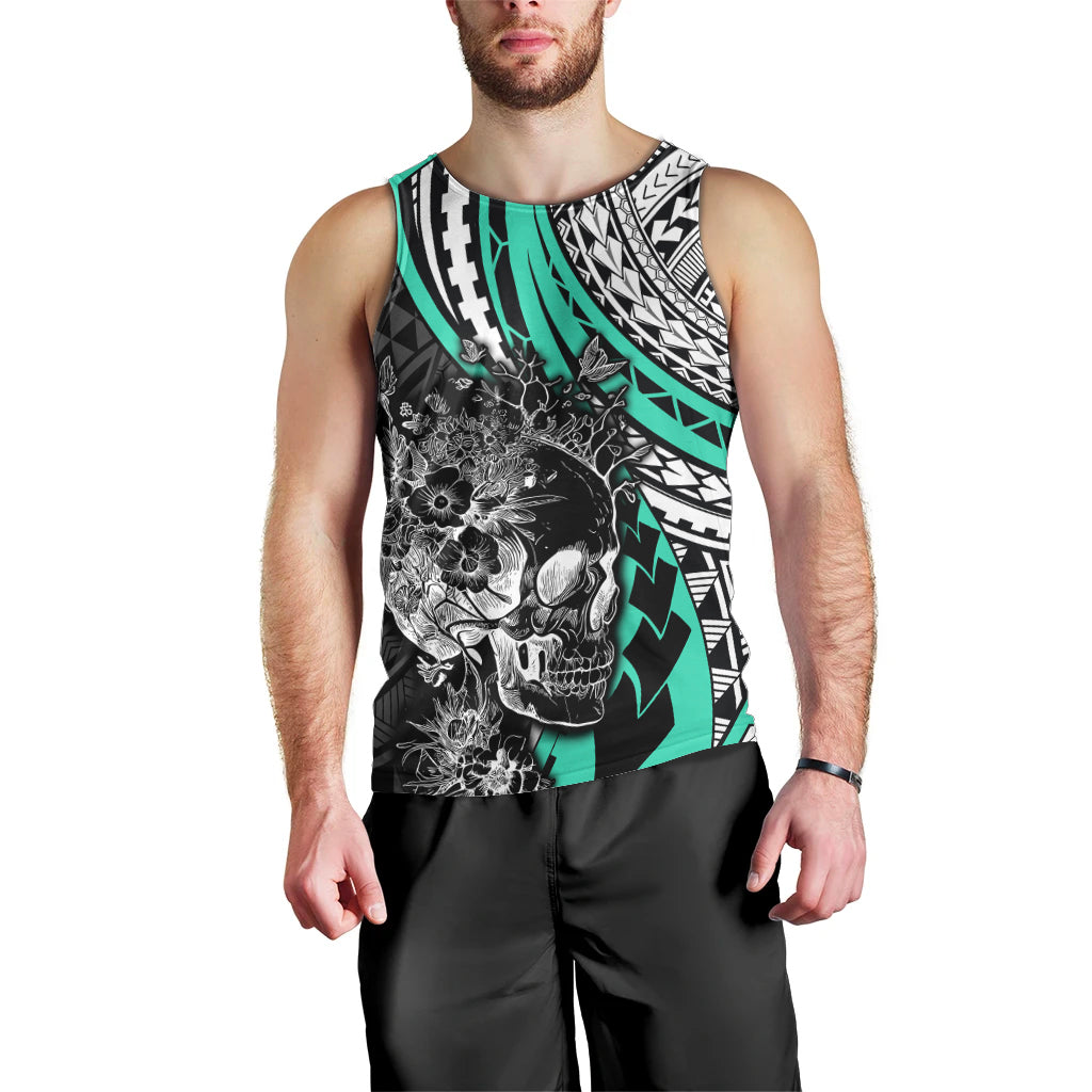personalised-polynesia-skull-men-tank-top-tattoo-in-the-style-of-maori-with-marine-life-aqua