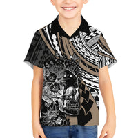 personalised-polynesia-skull-kid-hawaiian-shirt-tattoo-in-the-style-of-maori-with-marine-life-gold