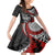 personalised-polynesia-skull-kid-short-sleeve-dress-tattoo-in-the-style-of-maori-with-marine-life-red