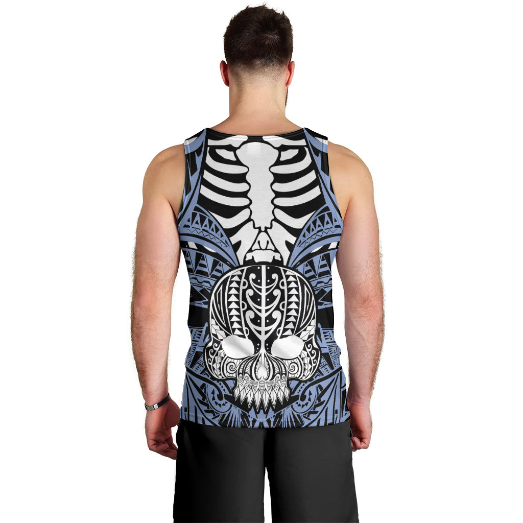 personalised-polynesia-skull-men-tank-top-with-boars-tusk-blue-arty-vibe