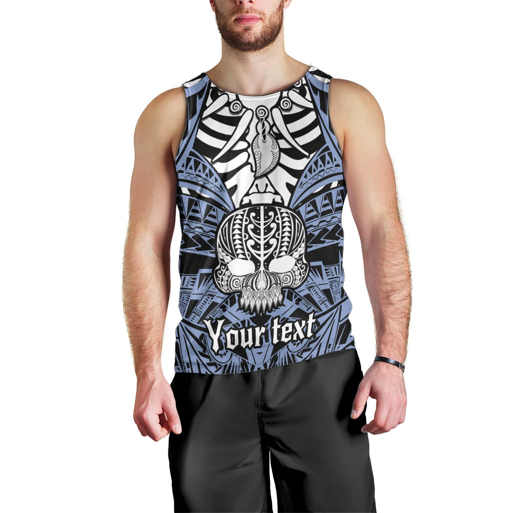 personalised-polynesia-skull-men-tank-top-with-boars-tusk-blue-arty-vibe