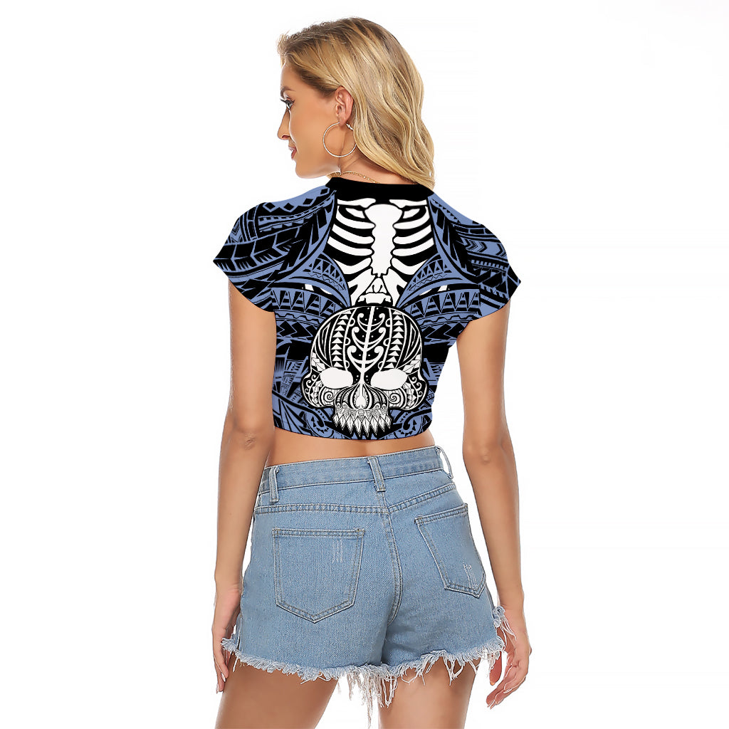 personalised-polynesia-skull-raglan-cropped-t-shirt-with-boars-tusk-blue-arty-vibe
