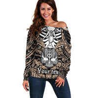 personalised-polynesia-skull-off-shoulder-sweater-with-boars-tusk-gold-arty-vibe