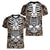 personalised-polynesia-skull-women-v-neck-t-shirt-with-boars-tusk-gold-arty-vibe
