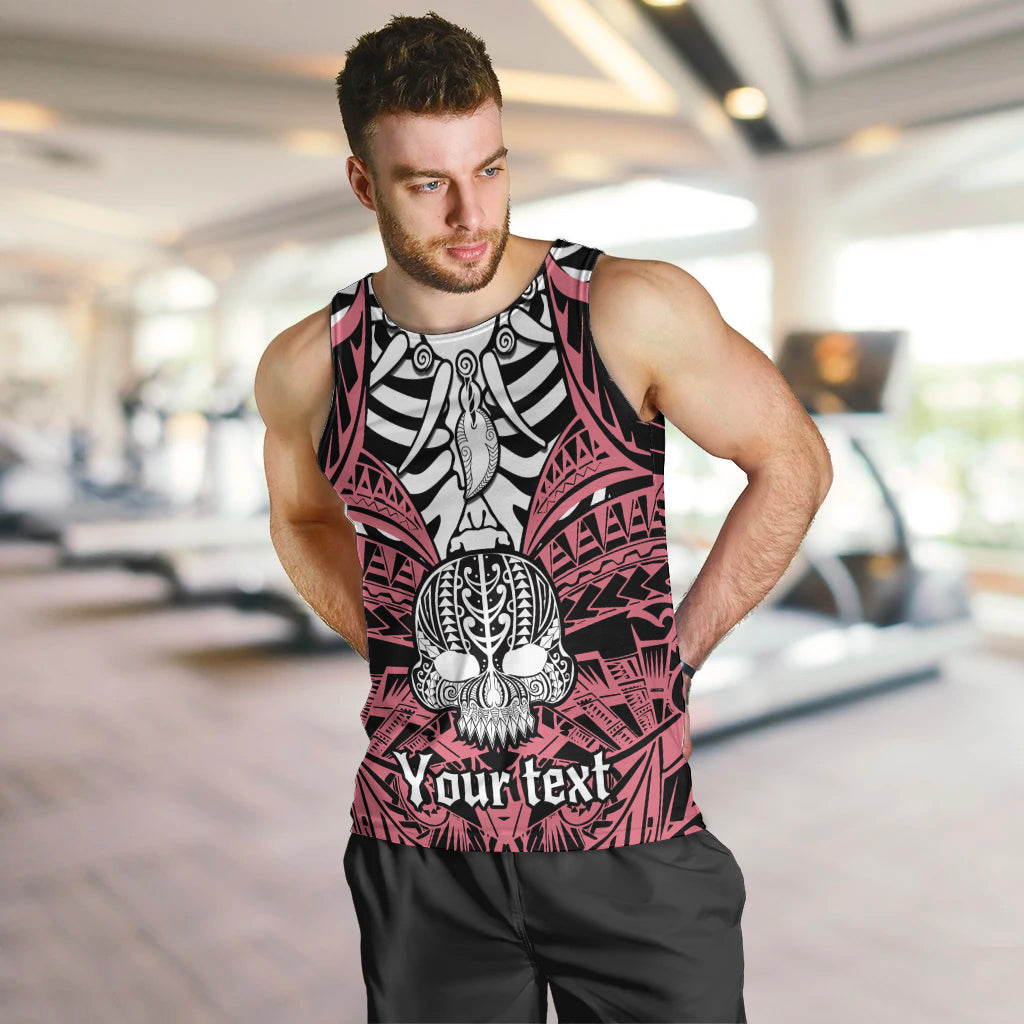 personalised-polynesia-skull-men-tank-top-with-boars-tusk-pink-arty-vibe