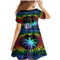 fiji-lgbt-family-matching-mermaid-dress-and-hawaiian-shirt-love-is-love-tapa-pattern-rainbow-water-color