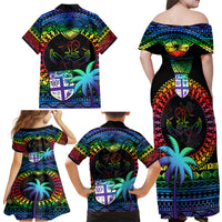 fiji-lgbt-family-matching-off-shoulder-maxi-dress-and-hawaiian-shirt-love-is-love-tapa-pattern-rainbow-water-color