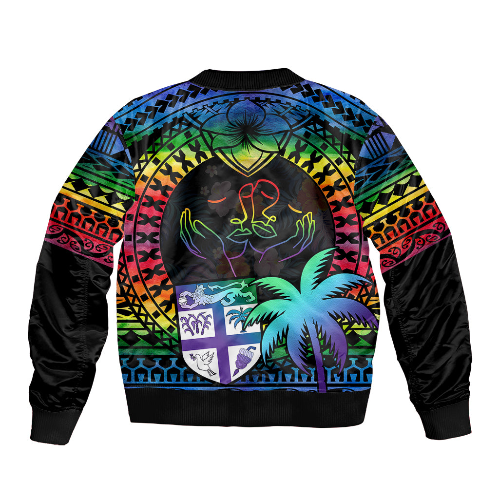 fiji-lgbt-sleeve-zip-bomber-jacket-love-is-love-tapa-pattern-rainbow-water-color