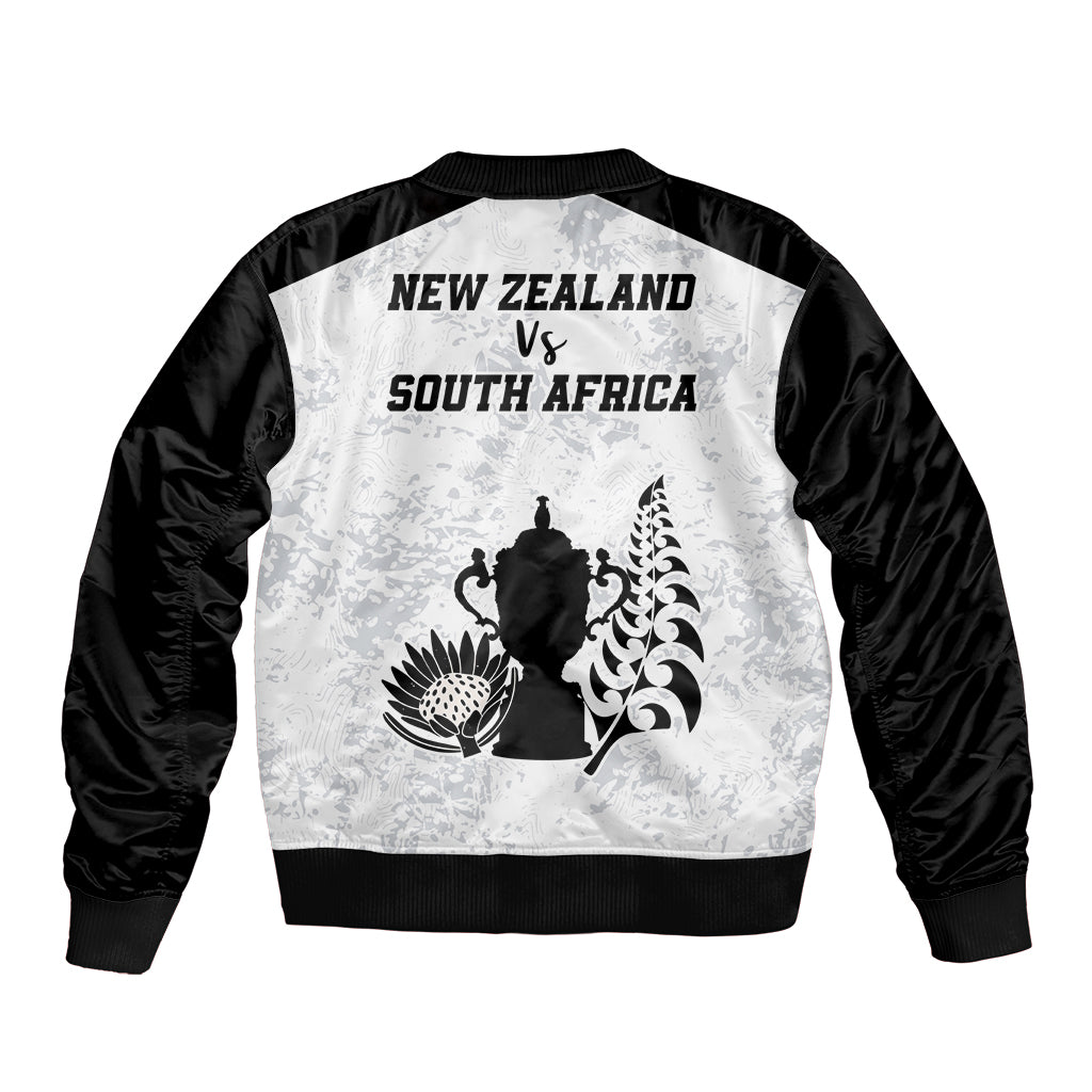 New Zealand South Africa Rugby Bomber Jacket History Commemorative World Cup Winners Unique LT9 - Polynesian Pride