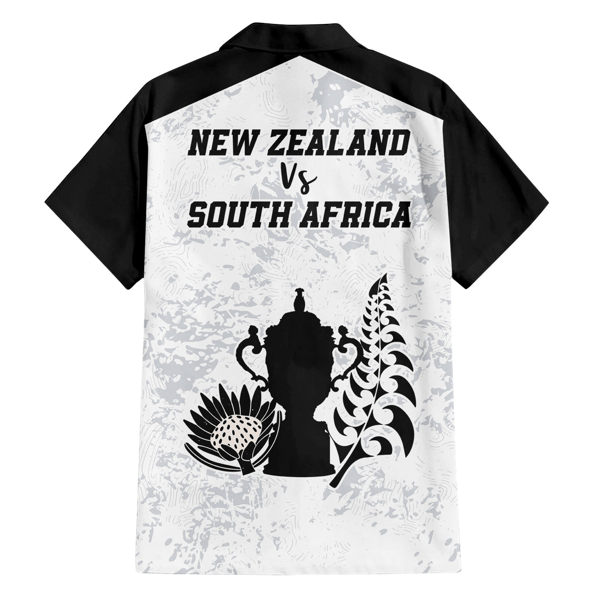 New Zealand South Africa Rugby Family Matching Long Sleeve Bodycon Dress and Hawaiian Shirt History Commemorative World Cup Winners Unique LT9 - Polynesian Pride