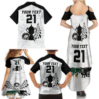 Custom New Zealand South Africa Rugby Family Matching Summer Maxi Dress and Hawaiian Shirt History Commemorative World Cup Winners Unique LT9 - Polynesian Pride