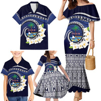 Hafai Adai Guam Guasalis Family Matching Mermaid Dress and Hawaiian Shirt Polynesian Tribal Pattern LT9 - Polynesian Pride