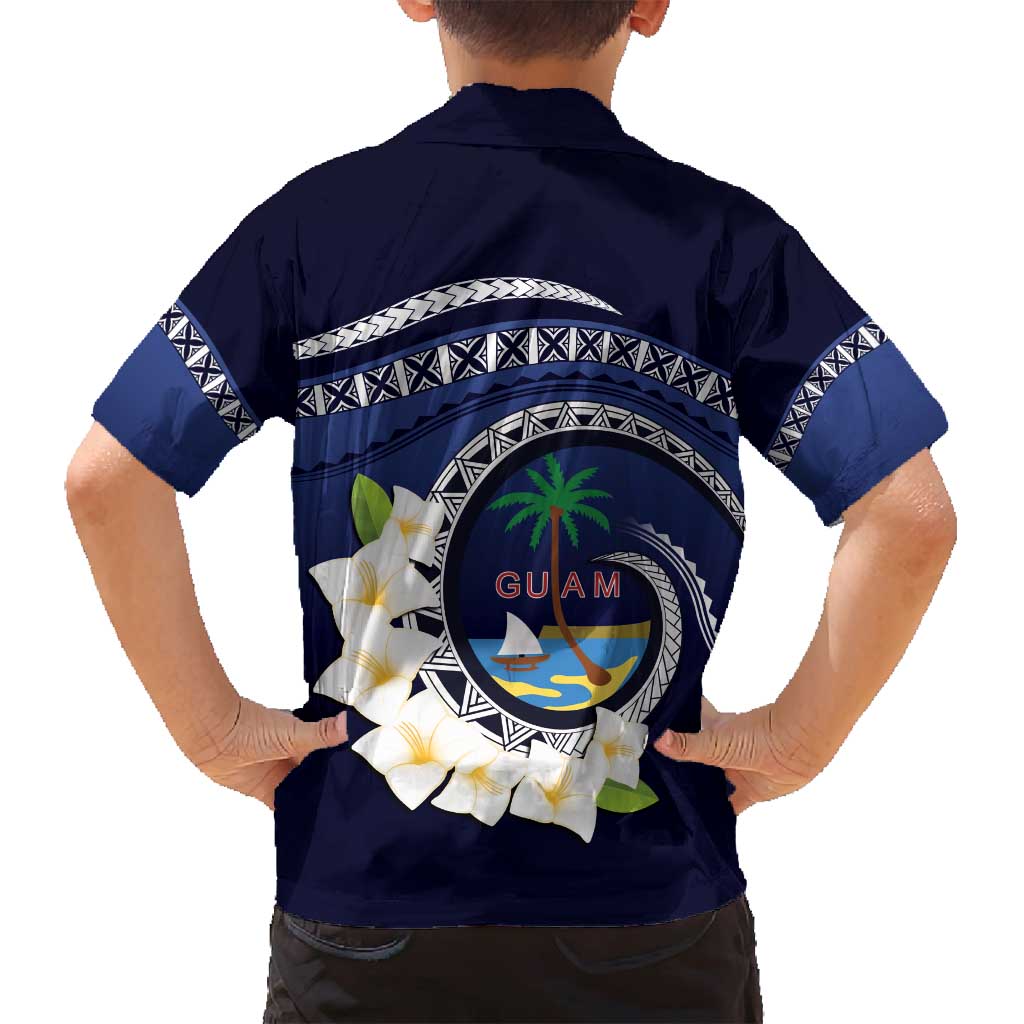 Hafai Adai Guam Guasalis Family Matching Puletasi and Hawaiian Shirt Polynesian Tribal Pattern