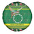 Meri Kiritimiti Cook Islands Christmas Spare Tire Cover Maroro Flying Fish and White Stars