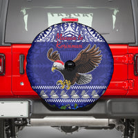 American Samoa Christmas Spare Tire Cover Manuia le Kerisimasi Polynesian Tribal LT9 - Polynesian Pride