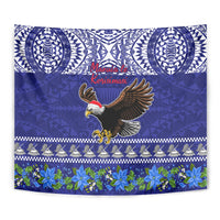 American Samoa Christmas Tapestry Manuia le Kerisimasi Polynesian Tribal LT9 - Polynesian Pride