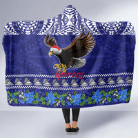 Personalised American Samoa Christmas Hooded Blanket Manuia le Kerisimasi Polynesian Tribal LT9 - Polynesian Pride