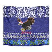 Personalised American Samoa Christmas Tapestry Manuia le Kerisimasi Polynesian Tribal LT9 - Polynesian Pride